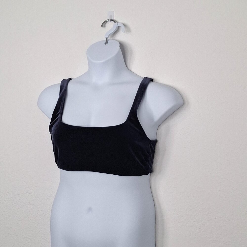 Aerie Bralette Velvet Scoop Sz XL Pullover Whimsygoth Boho Layering - Picture 2 of 13